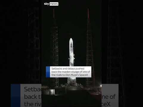 Why was Bezos’s rocket launch delayed?