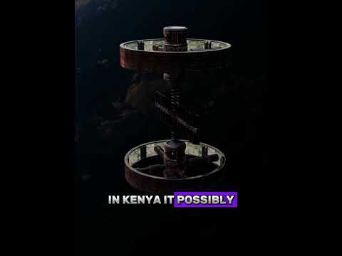 500KG Metal ring crashes from sky in kenya