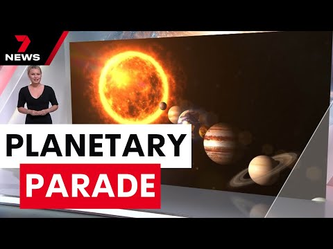 Stargazers in for a rare treat with all seven planets about to align | 7NEWS