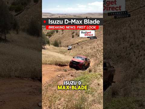 Our first look at the Isuzu D-Max Blade! #isuzu #dmax #blade #ute #pickup #offroad #4x4