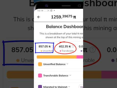 How to increase Pi network transferable Balance #pinetwork #shorts