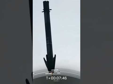 #SpaceX #Falcon9 First Stage Booster Lands at LZ-1 After #Maxar #WorldView Legion Launch 🚀