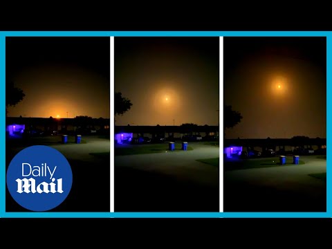 Incredible moment SpaceX Crew-4&#039;s launch lights up the night sky