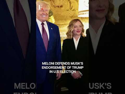 Italy&#039;s Meloni Backs Musk, Denies &quot;Private Talks&quot; on SpaceX Deal | Subscribe to Firstpost