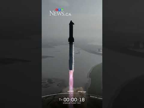 SspaceX starship rocket spins out of control in test launch