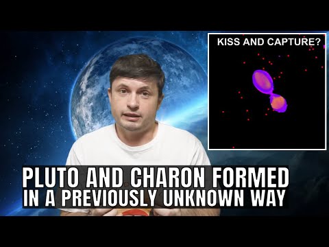 Pluto and Charon Were Formed in a Very Bizarre Kissing Collision
