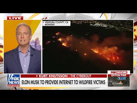 Elon Musk to send Cybertrucks and Starlink to fire-stricken areas | Kurt the CyberGuy