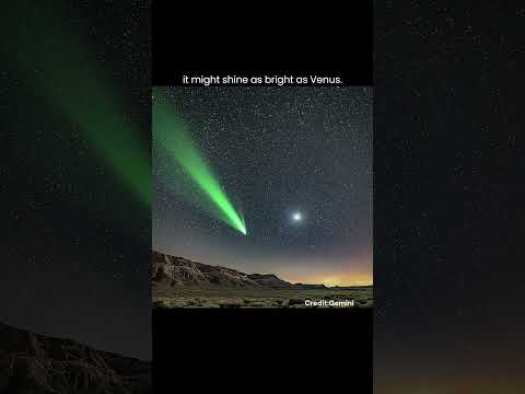 Comet of the Century!! #creativemind #sciencefacts #nasa #comets #Tsuchinshan #atlas #stargazing