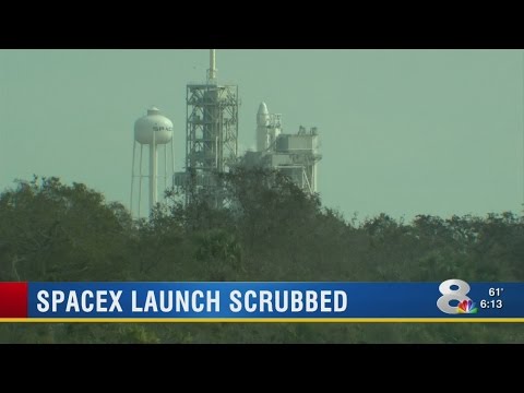 SpaceX launch delayed moments before liftoff