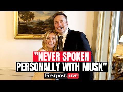 LIVE: Italian PM Meloni Defends Potential SpaceX Deal, But Denies Private Talks with Elon Musk