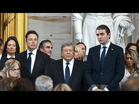 Elon Musk&#039;s excitement and Barron Trump&#039;s seriousness steal the show at Trump&#039;s inauguration