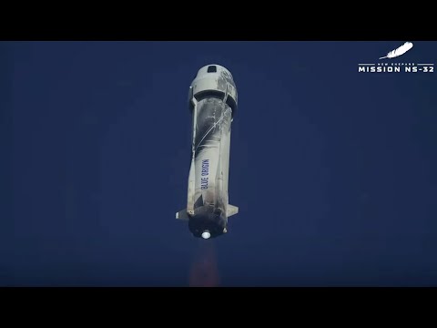 Blastoff! Blue Origin launches NS-32 crew to suborbital space, nails landings
