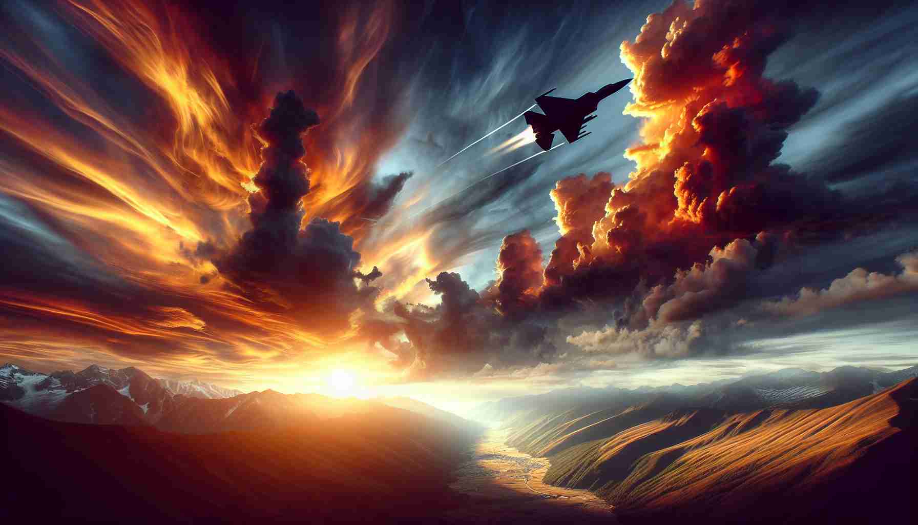 High-Stakes Maneuvers! Skies Set Ablaze With Tension