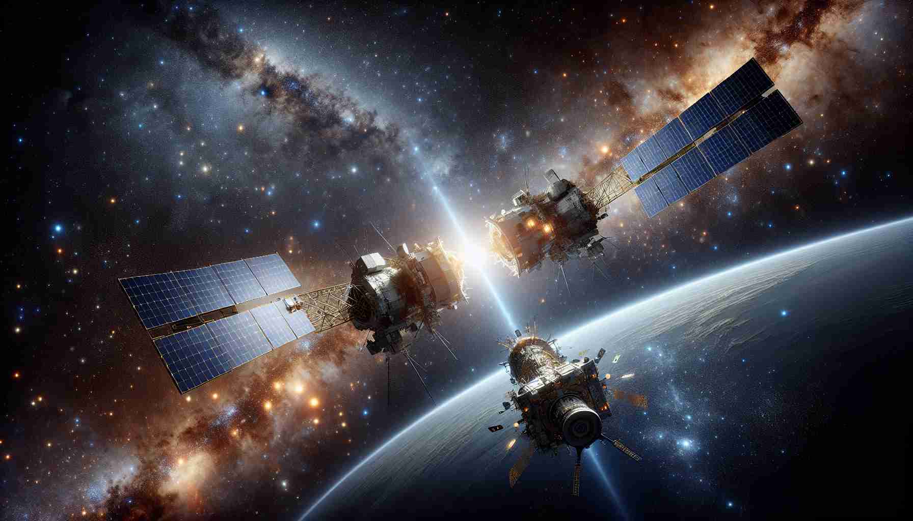 In Space, A Game of Proximity! Two Satellites Inch Closer, A Historic Docking Awaits