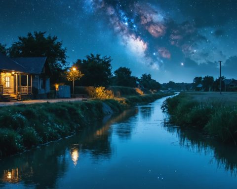 An Idyllic Night Interrupted: The Chilling Tale of a Canal Amidst the Stars An Idyllic Night Interrupted: The Chilling Tale of a Canal Amidst the Stars